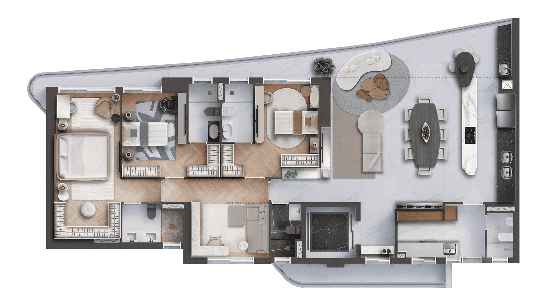 190,26 m² | 3 Suítes e 3 Vagas